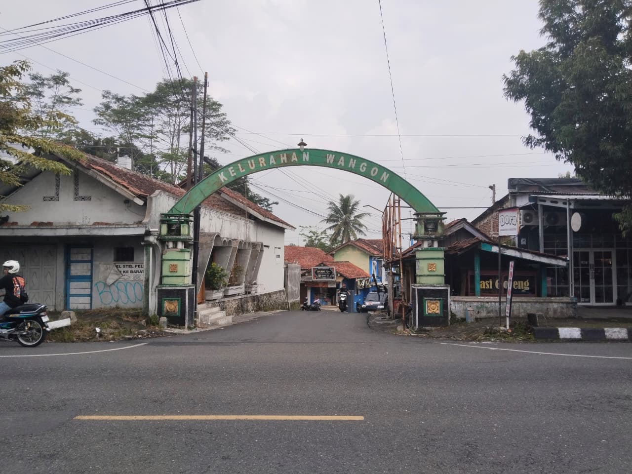Gapura Kelurahan Wangon