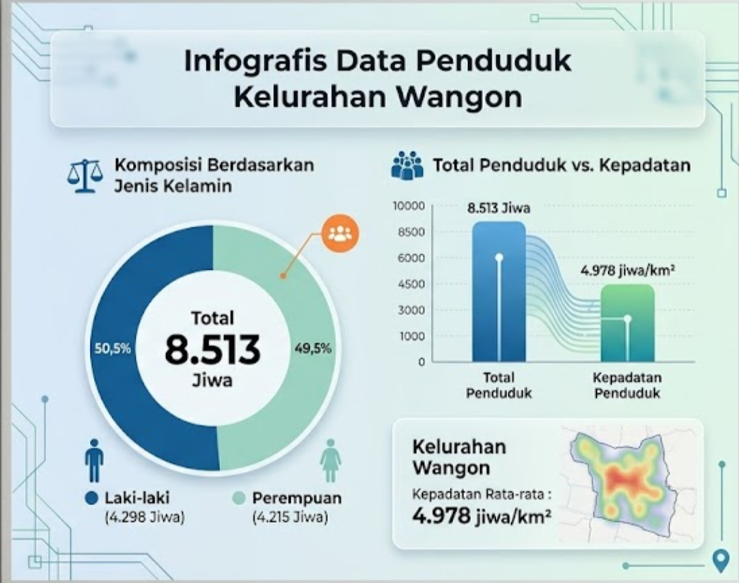 Visual Visi dan Misi Kelurahan Wangon